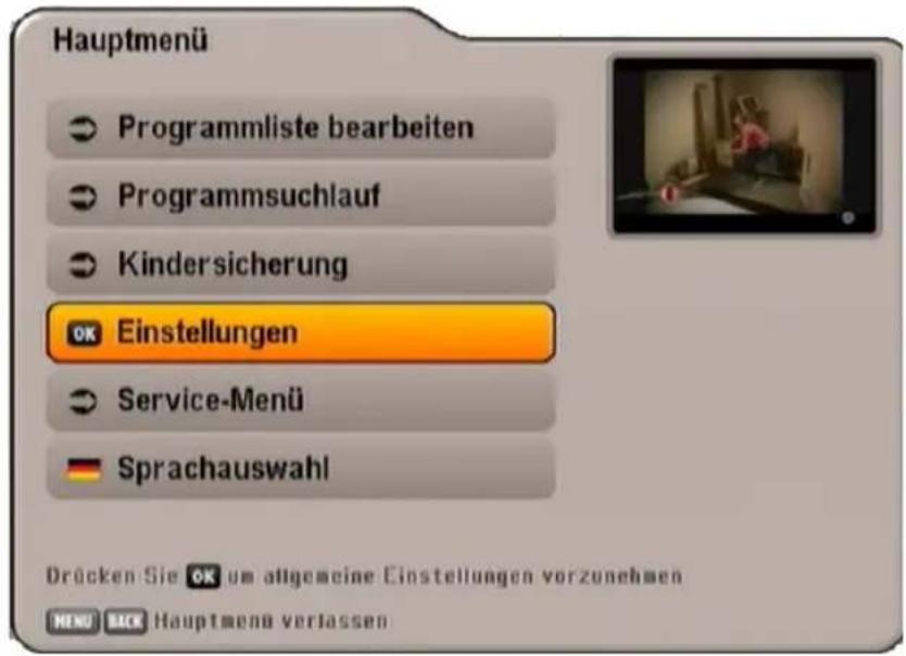 KATHREIN UFS SW - EINSTELLUNGEN - 1