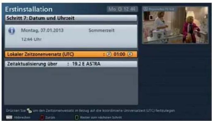 KATHREIN UFS 923 - Datum und Uhrzeit - 1