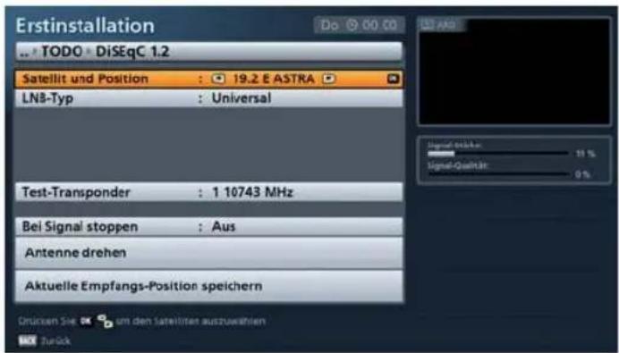 KATHREIN UFS 923 - Satelliten einrichten - 1