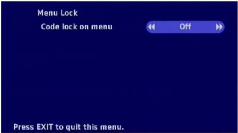 KATHREIN UFT 671 - MENU LOCK - 1