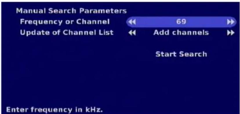 KATHREIN UFT 671 - MANUAL CHANNEL SEARCH - 1