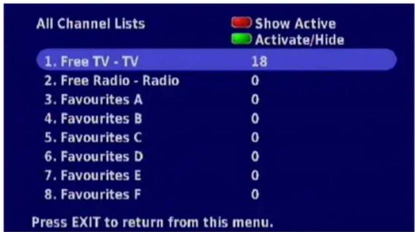KATHREIN UFT 671 - CHANNEL LISTS - 3
