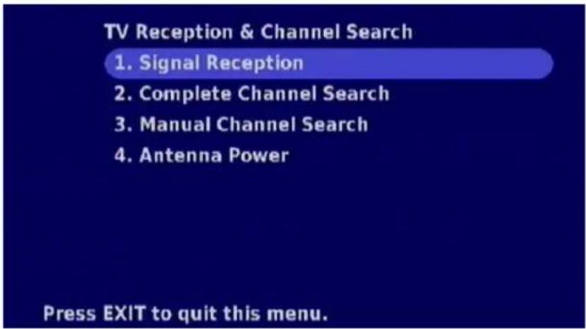 KATHREIN UFT 671 - TV RECEPTION & CHANNEL SEARCH - 1