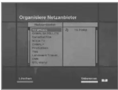 HUMAX NA-FOX - Favoriten organisieren - 1