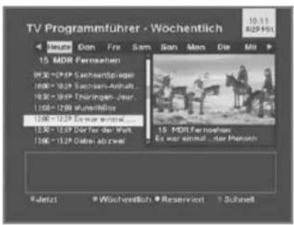 HUMAX NA-FOX - So merken Sie eine bestimmte Sendung vor: - 2
