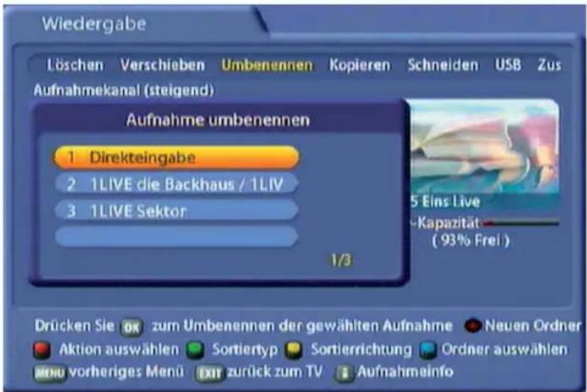 KATHREIN UFS 822si - UMBENENNEN - 1