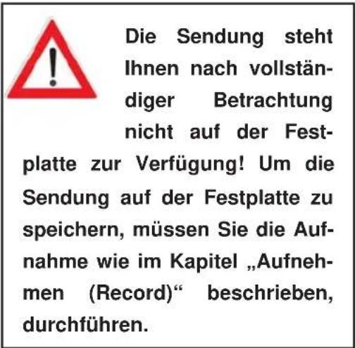 KATHREIN UFS 822si - TIMESHIFT (ZEITVERSETZTE WIEDERGABE) - 1