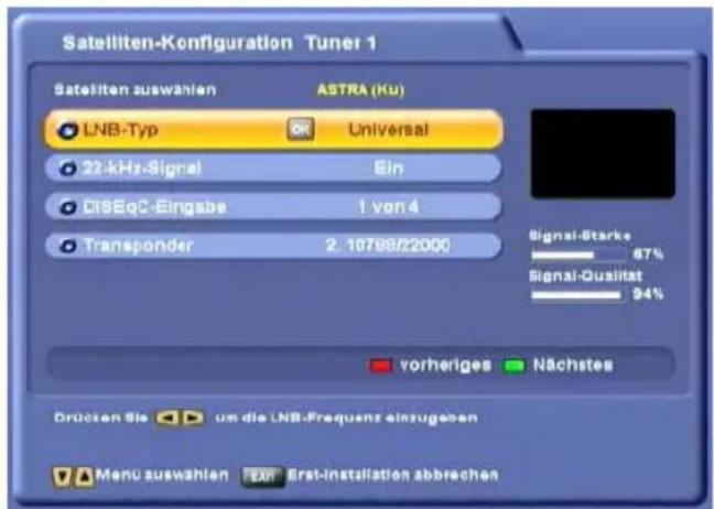 KATHREIN UFS 822si - LNB-Typ: - 1