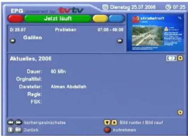 KATHREIN UFS 822si - TVTV-EPG UND TIMER - 2