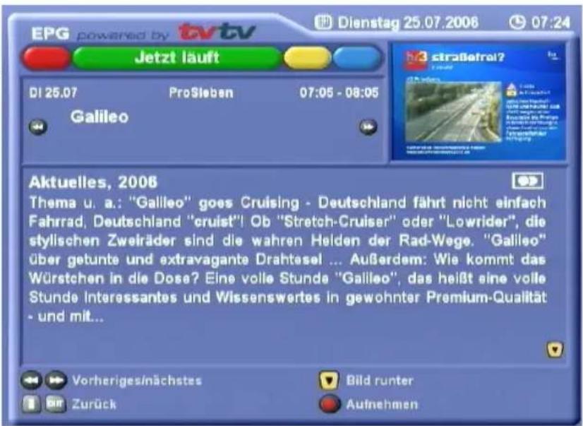 KATHREIN UFS 822si - TVTV-EPG UND TIMER - 1