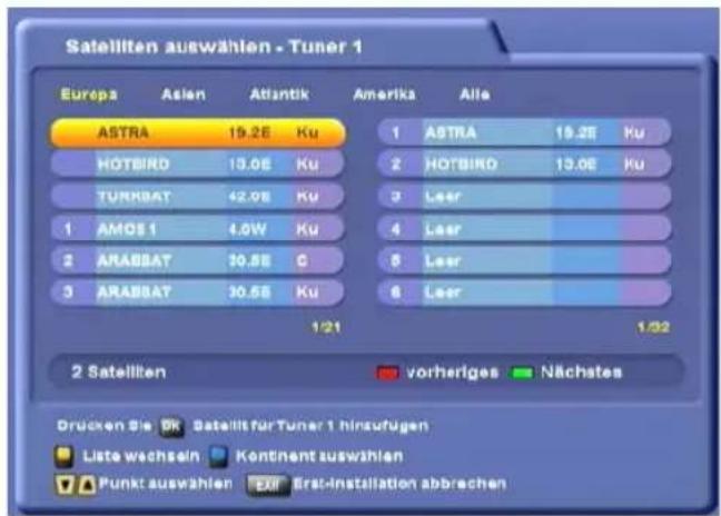 KATHREIN UFS 822si - Signalkonfi guration „Unterschied zu Tuner 1“ - 2