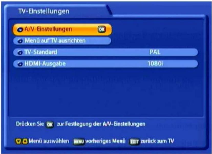 KATHREIN UFS 822si - TV-EINSTELLUNGEN - 1