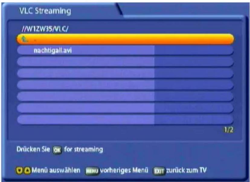 KATHREIN UFS 822si - VLC STREAMING - 3