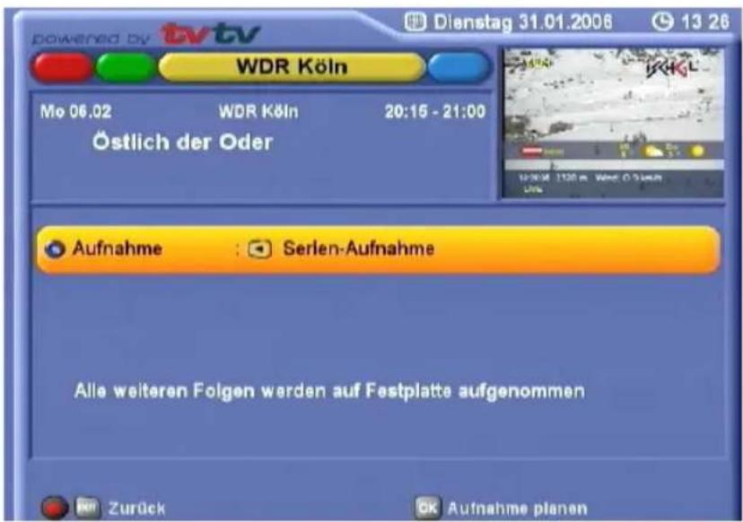 KATHREIN UFS 822si - TVTV-EPG UND TIMER - 2