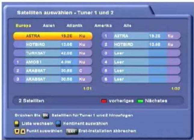 KATHREIN UFS 822si - Signalkonfi guration „Unterschied zu Tuner 1“ - 1