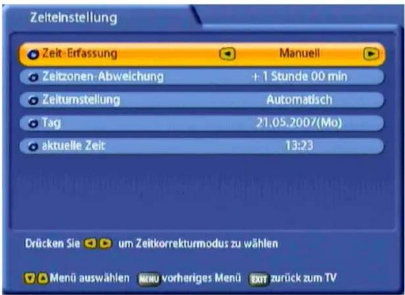 KATHREIN UFS 822si - SYSTEM-PARAMETER EINSTELLEN - 1