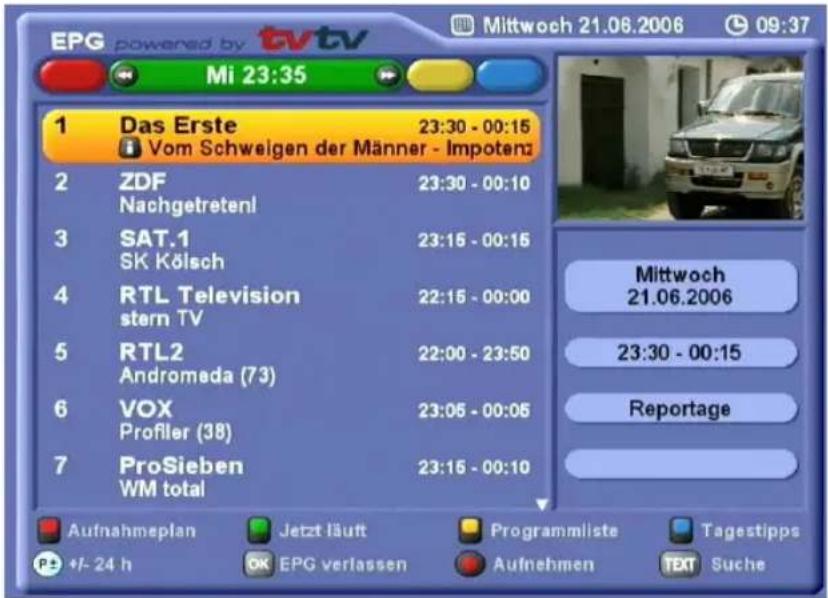 KATHREIN UFS 822si - „JETZT LÄUFT“-ANSICHT - 2
