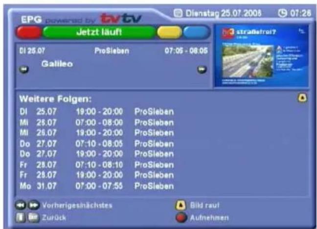 KATHREIN UFS 822si - TVTV-EPG UND TIMER - 3