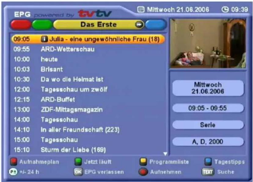 KATHREIN UFS 822si - PROGRAMM-LISTE - 1