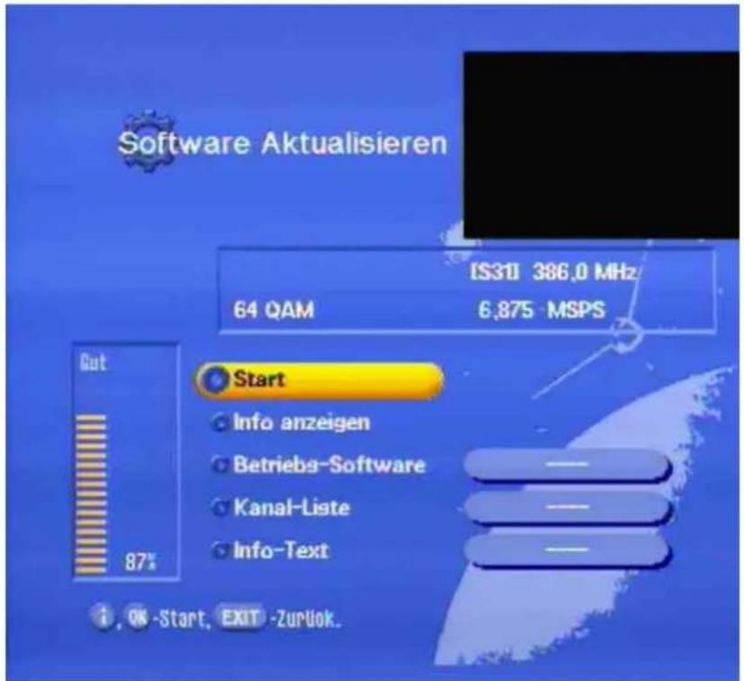 KATHREIN UFD 595 - Installationsmenü - 1