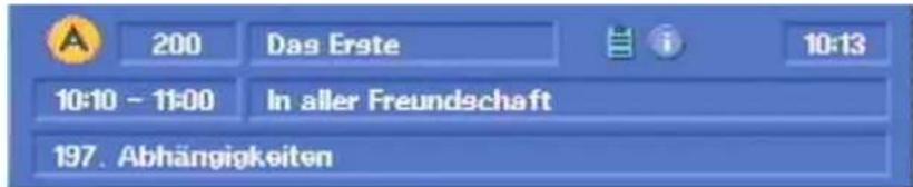 KATHREIN UFD 595 - Auswahl eines TV-Programmes - 1