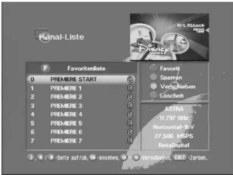 KATHREIN UFD 590 - Vorzugs-Programme - 2