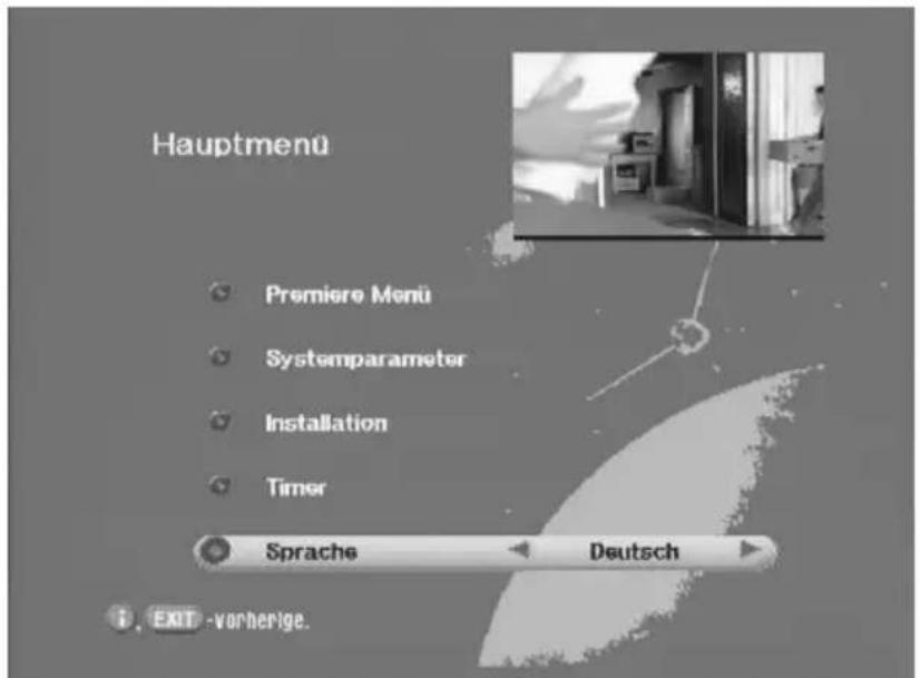 KATHREIN UFD 590 - Wichtige Bildschirm-Einblendungen - 1