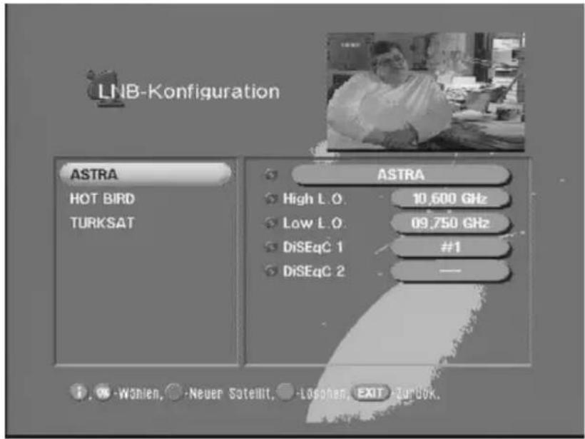 KATHREIN UFD 590 - Installationsmenü - 2