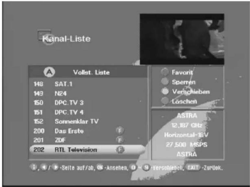 KATHREIN UFD 590 - Vorzugs-Programme - 1