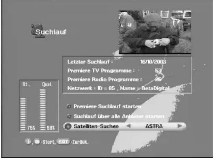 KATHREIN UFD 590 - Premiere Menü - 1