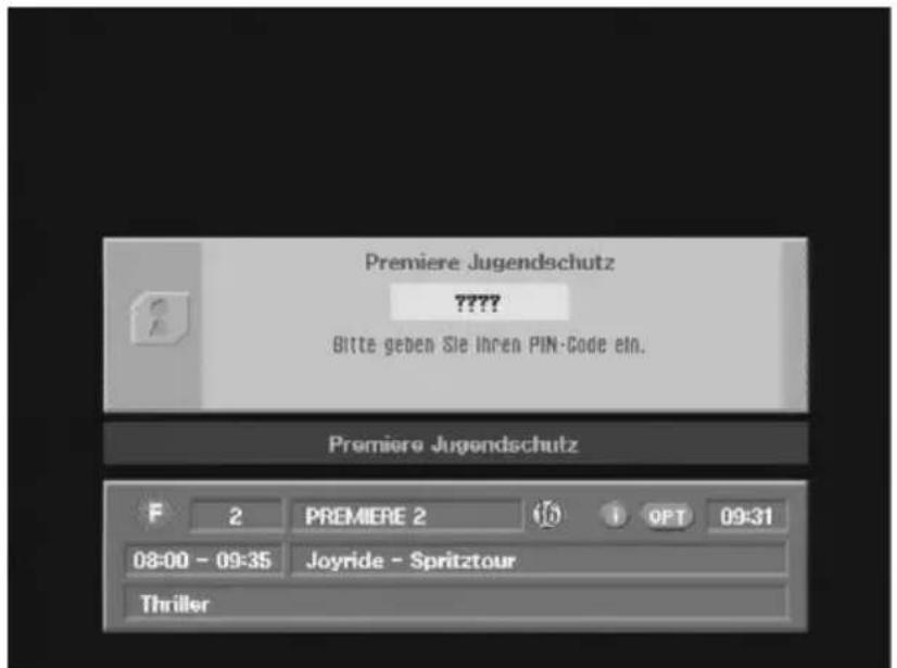 KATHREIN UFD 590 - Premiere Jugendschutz PIN-Code - 1