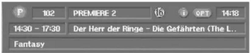 KATHREIN UFD 590 - Bildschirm-Einblendungen/OSD (On Screen Display) - 2