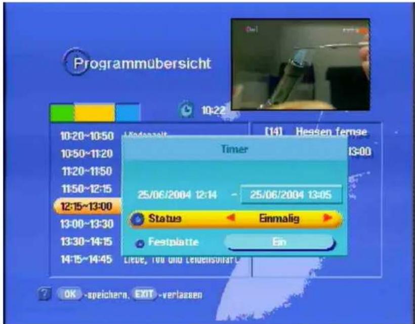 KATHREIN UFD 550-S - EPG-Timer-Programmierung - 1