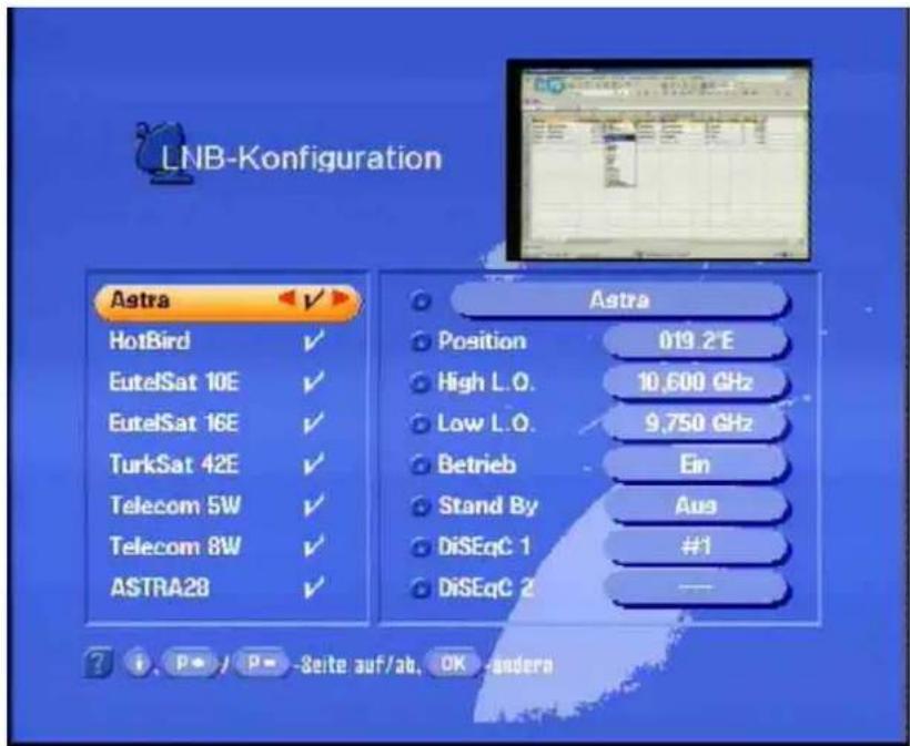 KATHREIN UFD 550-S - LNB-Konfiguration - 1