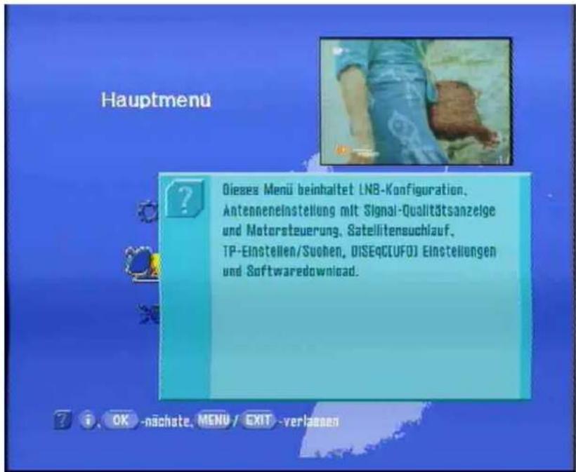 KATHREIN UFD 550-S - Hilfefunktion - 1