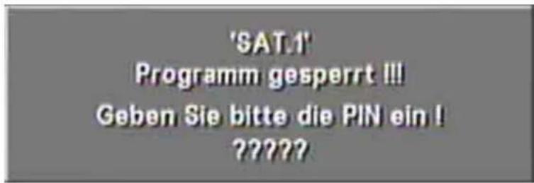 KATHREIN UFD 516 - Aktivieren der Kindersicherung - 1