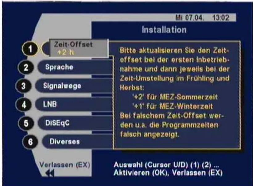 KATHREIN UFD 516-S - Zeit-Offset - 1