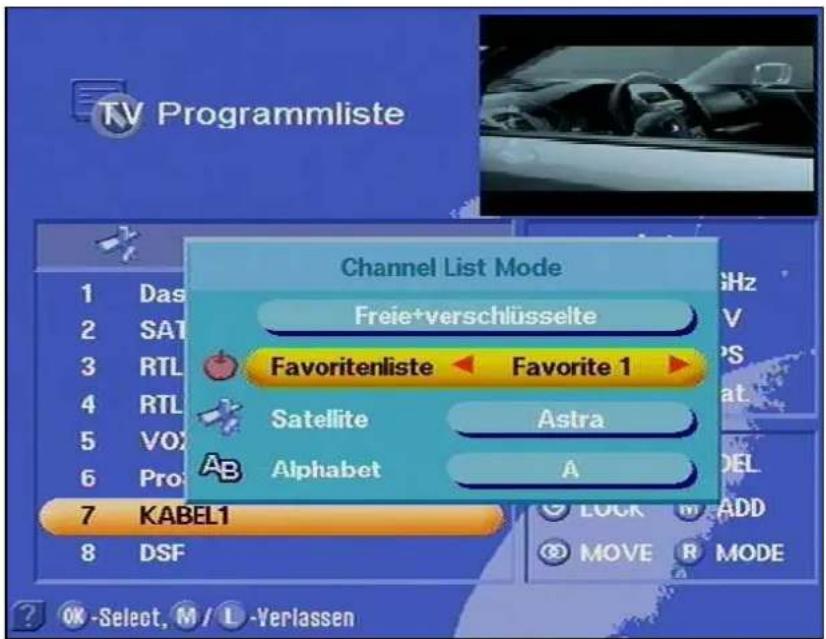 KATHREIN UFD 505 - Programmliste - 3