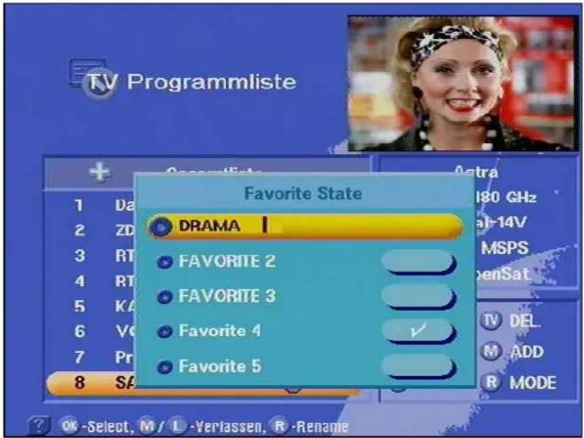 KATHREIN UFD 505 - Programmliste - 2