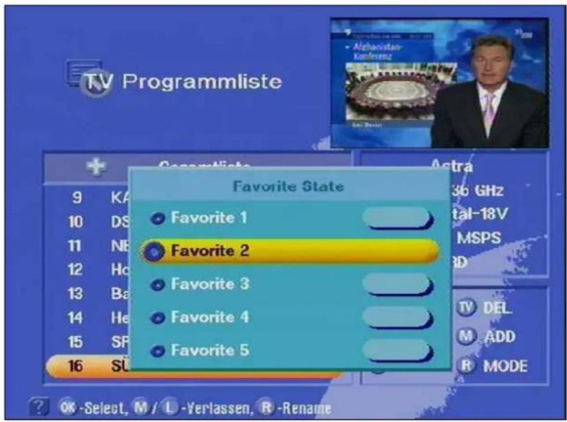 KATHREIN UFD 505 - Programmliste - 1