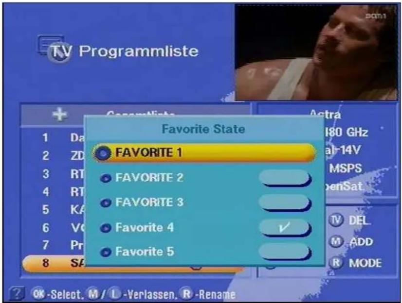 KATHREIN UFD 505 - Programmliste - 2