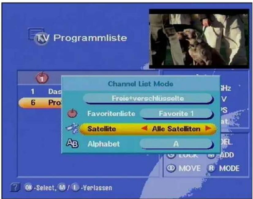 KATHREIN UFD 505 - Programmliste - 5