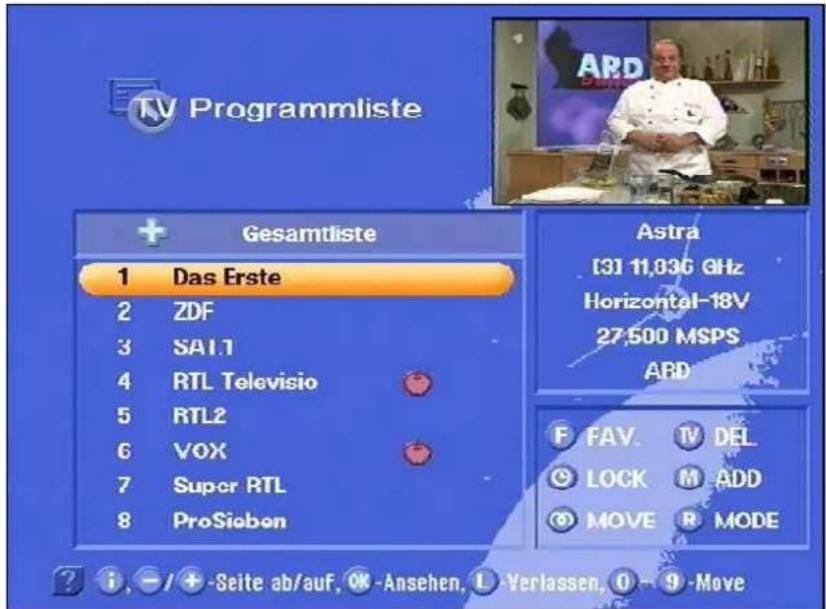 KATHREIN UFD 505 - Programmwahl - 1