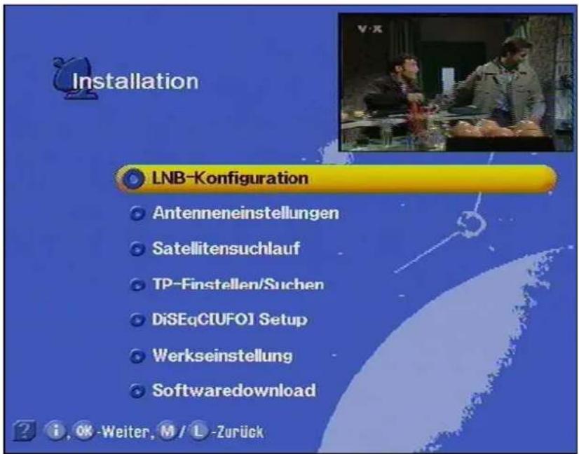 KATHREIN UFD 505 - Satelliten einrichten - 1
