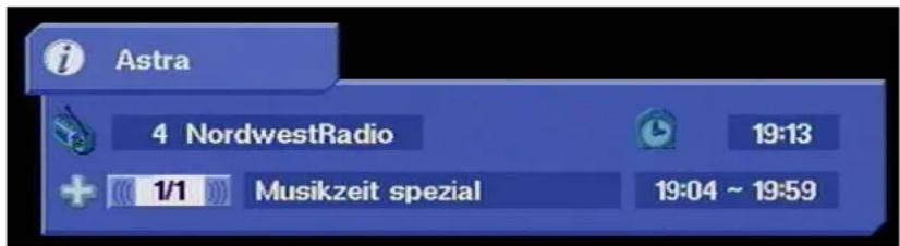 KATHREIN UFD 505 - Umschalten auf Radioprogramm - 3