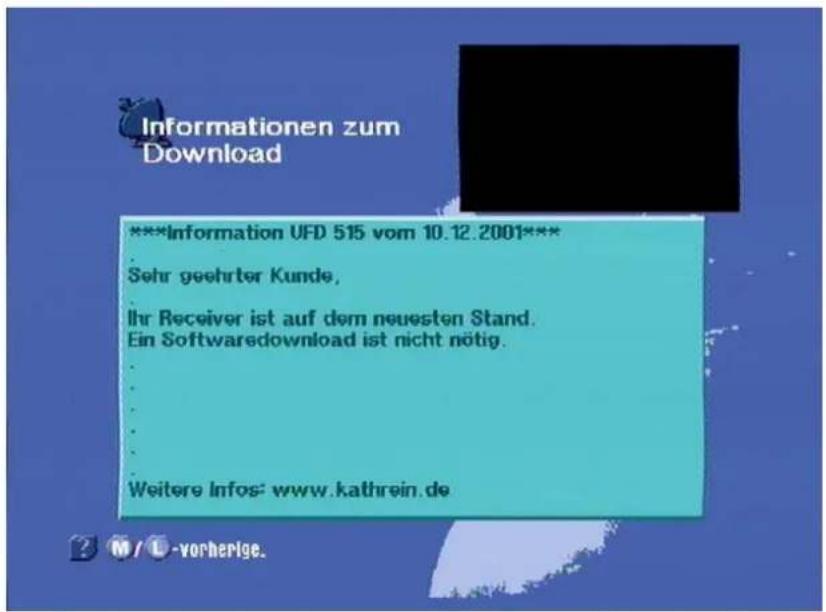 KATHREIN UFD 505 - Software- und Programmlisten-Update - 2