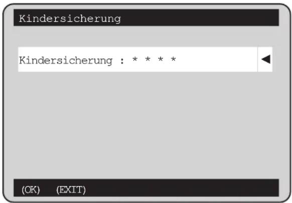 KATHREIN UFD 501 - Kindersicherung deaktivieren - 1