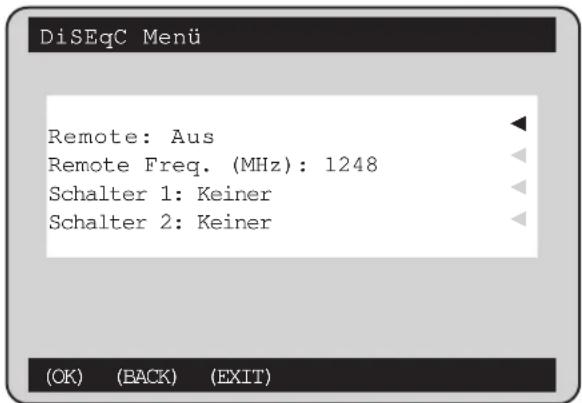 KATHREIN UFD 501 - Einstellungen im DiSEqC Menü - 1