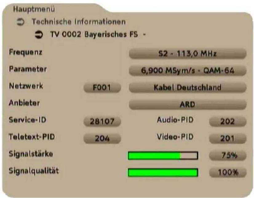 KATHREIN UFC 762 - PROGRAMM-INFORMATION - 1