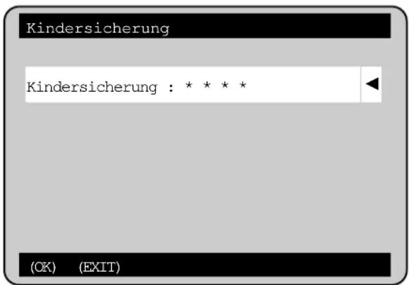 KATHREIN UFD 500 - Kindersicherung deaktivieren - 1